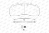Sada brzdových destiček, kotoučová brzda 2917409560