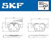 комплект спирачно феродо, дискови спирачки