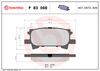 Комплект гальмівних колодок, дискове гальмо BREMBO P 83 068 (23967, D996 7897)