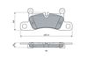 Bosch Brake Pad Set, disc brake 0 986 494 977