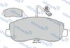Комплект тормозных колодок, дисковый тормоз MANDO MBF015042