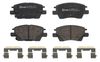Комплект тормозных колодок, дисковый тормоз BREMBO P 10 073 (22335, 22336, 22334, D1844 9072)