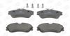 Комплект гальмівних колодок, дискове гальмо CHAMPION 571966CH