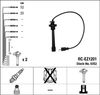 Комплект проводов зажигания NGK 0352 (RC-EZ1201)