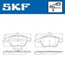 комплект спирачно феродо, дискови спирачки