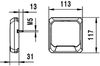 HELLA Arbeitsscheinwerfer LED - 1GA 995 193-021