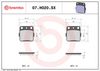 BREMBO Brake Pad Set, disc brake 07HO20SX
