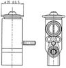 Mahle AVE 89 000P Expansion Valve, air conditioning