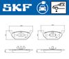 Sada brzdových destiček, kotoučová brzda VKBP 85001 EV