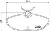 BREMBO Brake Pad Set, disc brake P 36 013