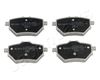 Комплект тормозных колодок, дисковый тормоз JAPANPARTS PP-0614AF