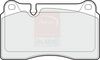 APEC Brake Pad Set, disc brake PAD1508B