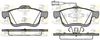 Комплект тормозных колодок, дисковый тормоз ROADHOUSE 21183.22 (PSX2118322)