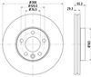 Brzdový kotouč 8DD 355 109-661