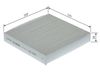 BOSCH Filter, cabin air 1 987 435 161