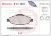 BREMBO Brake Pad Set, disc brake P 61 101X