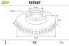 Valeo Brake Disc 197047