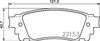 Комплект гальмівних колодок, дискове гальмо BREMBO P 83 166 (22153, D1805 9039)