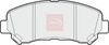 APEC Brake Pad Set, disc brake PAD1621