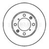 Borg & Beck brake disc pair - BBD4093
