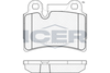 Набір гальмівних колодок, дискове гальмо ICER 181951 (24097, D1277-8393)