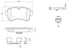 BREMBO Brake Pad Set, disc brake P A6 027G