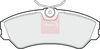 APEC Brake Pad Set, disc brake PAD724