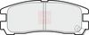 APEC Brake Pad Set, disc brake PAD668