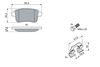Bosch Brake Pad Set, disc brake 0 986 494 331
