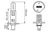 Bosch Bulb, front fog light 1 987 301 051