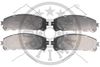 Комплект тормозных колодок, дисковый тормоз OPTIMAL BP-12721 (24452)