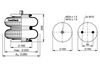 Mech, pneumatické odpružení FD 200-25 M24 M10