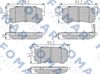 Комплект тормозных колодок, дисковый тормоз FOMAR Friction FO 924081 (24320, 24321)
