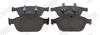 Комплект тормозных колодок, дисковый тормоз JURID 573775J (25161, 25160)