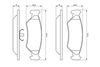 Bosch Brake Pad Set 0 986 492 020 (0986492020)