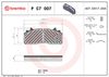 BREMBO Brake Pad Set, disc brake P C7 007