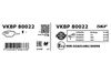 SKF Brake Pad Set, disc brake VKBP 80022