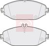 APEC Brake Pad Set, disc brake PAD2055