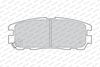 Sada brzdových destiček, kotoučová brzda FDB1017