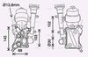 масляный радиатор, двигательное масло AVA QUALITY COOLING OL3686H (376797061)