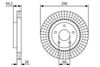 Гальмівний диск BOSCH 0986479 T99 (BD2394, E11 90R-02C01123/26785)