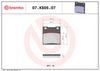 BREMBO Brake Pad Set, disc brake 07KS0507