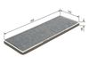 BOSCH Filter, cabin air 1 987 432 310