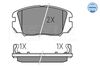 Meyle Brake Pad Set, disc brake 025 246 1817/W