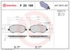 BREMBO Brake Pad Set, disc brake P 23 100