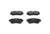 Комплект гальмівних колодок, дискове гальмо KAVO PARTS KBP-10030