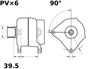 MAHLE Generator 14 V / 70 A - MG 664