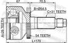 каре комплект, полуоска
