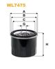 Масляный фильтр WIX FILTERS WL7475