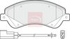 APEC Brake Pad Set, disc brake PAD1476